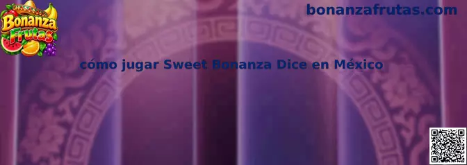 Imagen ilustrativa para aprender cómo jugar Sweet Bonanza Dice en México, con referencia a su presentación de dados y sus mecánicas de juego.